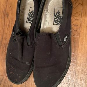 Slip on black vans
